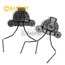 Accessoires Earmor M12 Exfil Rails Adaptateur Kit de fixation Adaptateur de casque tactique pour Earmor M31 / M32 / M31H / M32H Mise à jour de mise à niveau du casque