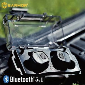 Accessoires Earmor M20T Nouveau Bluetooth Electronic Plugs Outdoor Hunting Antitinise auditif Protection tactique Nrr26DB