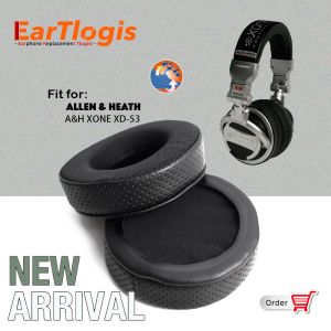 Accessoires EarTlogis Nieuwe Collectie Vervanging Oorkussens voor Allen Heath AH XONE XD53 Headset Oorbeschermer Cover Kussens Oorkussen