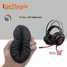 Accessoires EarTlogis coussinets d'oreille de remplacement pour OMEN 800 par HP pièces de casque antibruit housse coussin tasses oreiller