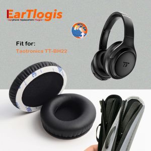 Accessoires EarTlogis Vervanging Oorkussens Bumper voor Taotronics TTBH22 Headset Onderdelen Oorbeschermer Cover Kussen Cups Kussen Hoofdband Hoofdstraal
