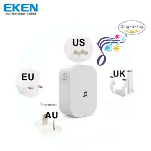 Accesorios Eken Video Dimensor CHIME para Eken V5 V6 V7 Video Tuercan en tiempo real Visión nocturna Control de aplicaciones Cámara de seguridad WirelessChime