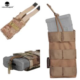 Accesorios Emersgoar M4 Single Magazine Pouch Táctico Modular Open Top 5.56 223 Mag Pouch Airsoft Hunting Molle Pals Palbing Mag Pouch