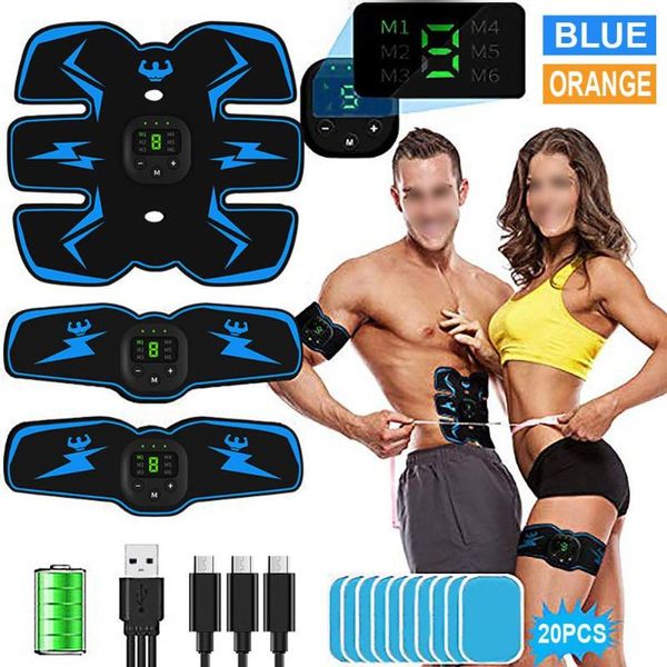 Accessoires EMS Hanche Abdominal Exerciseur Stimulateur Musculaire Entraîneur Électrique Vibrant Minceur Ceinture Fitness Masseur Fesses ABS Machine