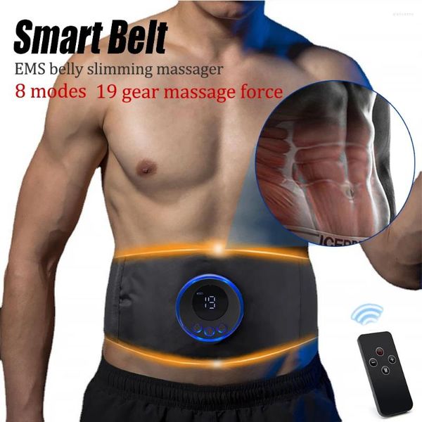 Accesorios EMS Estimulador muscular Abs Trainer Fitness Electroestimulación abdominal Quemador de grasa Mioestimulador Cinturón para adelgazar abdomen