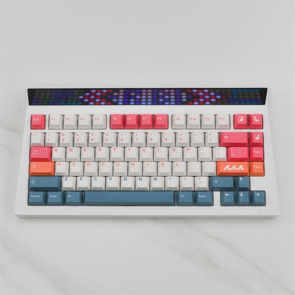 Accessoires Epbt Salt Lake Color Keycaps PBT Dye SUBLIMATION KEYCAP pour le clavier mécanique CEPAGE CURTY MX COUPS 129 CLAYS