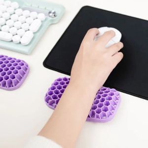 Accessoires clavier ergonomique poignet de repos en nid d'abeilles coussin de support de poignet à la main