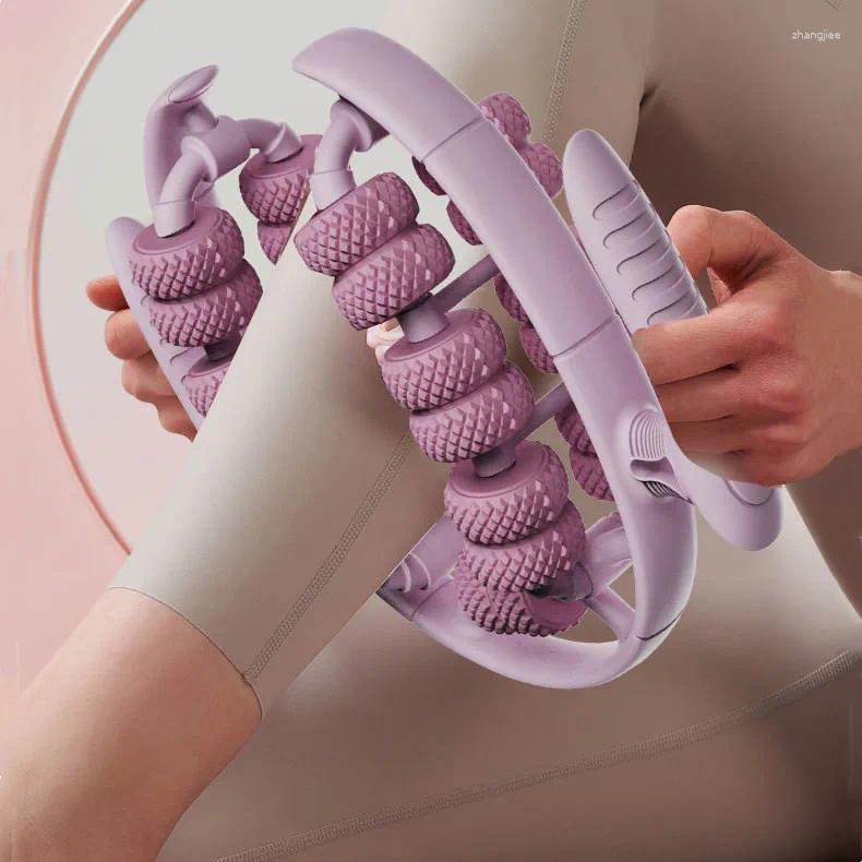 Аксессуары Est 26 колесный кольцевой зажим для ног массажер антицеллюлитный роликовый массажер для похудения тела для расслабления