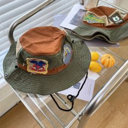 Accessoires Fashion Retro Camouflage Bucket Hats Jungle Camo Fisherman Chapeau de pêcheur avec bord de pêche au soleil Brim Caps Caping Coton Coton Coton Coton Coton