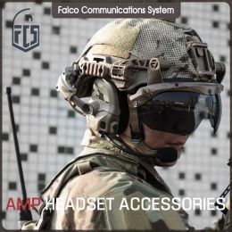 Accessoires FCS AMP -headset Accessoires Microfoons Kabels Earpads en mountbrug tactische hoofdtelefoononderdelen
