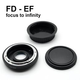 Accessoires FD EF pour le canon FD LENS Canon EOS EOS CAME CAMERA MONT ADAPTER RINE EFS EFS avec correction Focus en verre à l'infini
