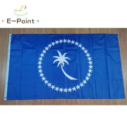 Accessoires States fédérés de Micronesia Chuuk State Flag 2ft * 3ft (60 * 90cm) 3ft * 5ft (90 * 150cm) Taille Décorations de Noël pour la bannière