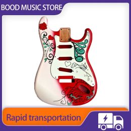 Accessoires Fend CustomShop Jimi Hendrix Montery Pop Straocaste Guitar Body Alder Wood