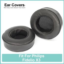 Accessoires Fidelio X3 oreillettes pour casque Philips en peau de mouton doux et confortable coussinets en mousse