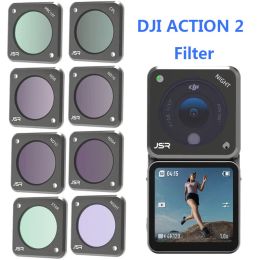 Accessoires Filtre pour DJI Action 2 Filtres d'objectif CPL UV ND 18/08/32/64 MACRO STAR NIGHT NIGHT LENSES POUR DJI ACTION OSMO 2 ACCESSOIRES DE CAME