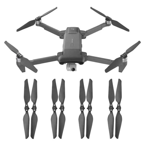 Accesorios Fimi X8 Se Gris Cámara Drone Hélice Original 4 Piezas X8se Rc Quadcopter Repuestos Hélices Plegables de Liberación Rápida para X8se