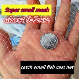 Accesorios Fine Pish Super Smesh Cast Net Net Net Net Fishing Fish USA Cast Neta de lanzamiento al aire libre Neta de pesca Neta Gill Net