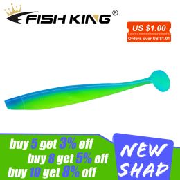 Accessoires Fish King Nieuwe Shad Fishing Lure Soft Lure 90mm 120 mm 160 mm Wobblers Geur Atrolante Carp Siliconen Aas Pike Bass Bass Artificial Aas