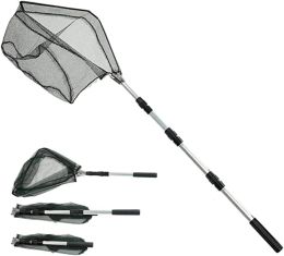 Accesorios Accesorios de pesca Telescópico plegamiento Pesca Neta de aterrizaje 190 cm Polte Polpe Coda extensible Mango largo para peces de aves Ca