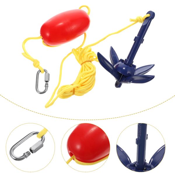 Accessoires de pêche en aluminium alliage ancre de canoë métalle de radeau pliant kayak kayaks gonflables accessoires