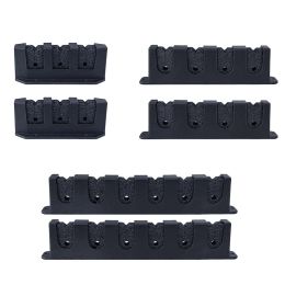 Accesorios Pesca Candilla horizontal RACK DE PARTE PARTE PARTE DE PARTE Soporte de la pared de la pared Modular para la pesca de garaje 3/4/6 Herramienta de almacenamiento de cañas