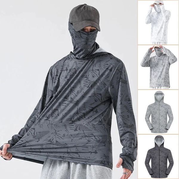 Accesorios Rendimiento de pesca Tops Usar ropa de pesca Dress de manga larga Protección de jersey UV Breathing 50 Mujeres para hombres ropa de pesca