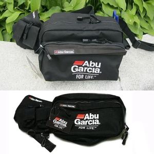 Accesorios Aparejos de pesca Bolsa de cintura Estuche de transporte para hombro impermeable Multibolsillo Señuelo Carrete Línea Gancho Broches giratorios Conector Paquete de almacenamiento Abu