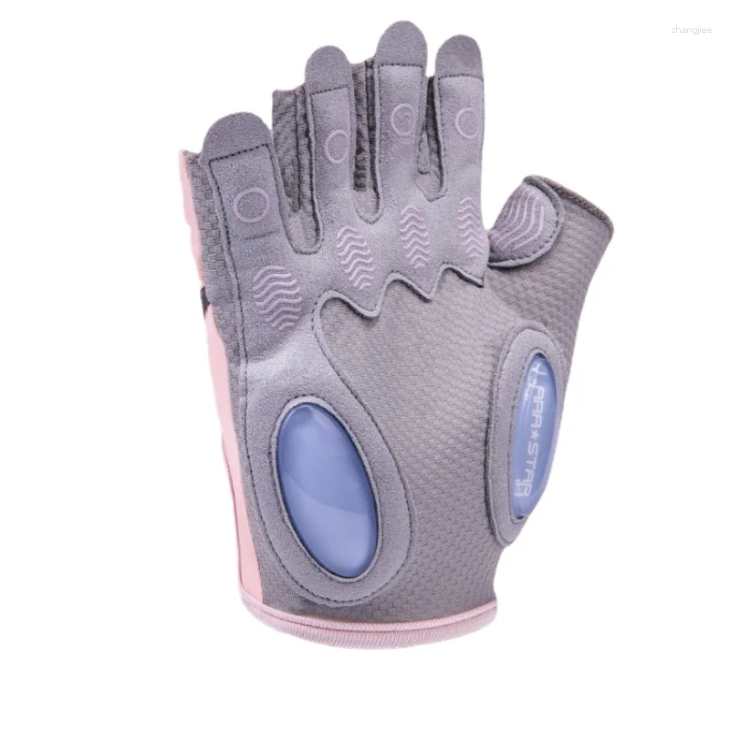 Accesorios Fitness Guantes Mujer Deportes Anti Cocoon Equitación Entrenamiento Medio Dedo Hierro Masculino