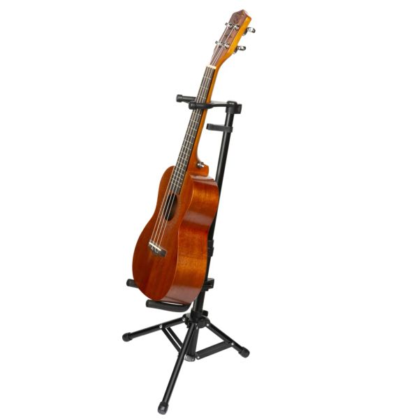 Accesorios FL13D Violín Piso Stand STOCHLOKING STAND Violin Altura ajustable trípode con soporte de arco para guitarras bajos