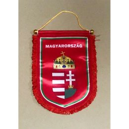 Accesorios Bandera de Hungría Fútbol Nacional 30 cm * 20 cm Tamaño Decoraciones navideñas de doble cara Bandera colgante Banner Regalos