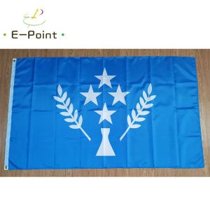 Accessoires drapeau de l'état de Kosrae micronésie, taille 2 pieds x 3 pieds (60x90cm) 3 pieds x 5 pieds (90x150cm), décorations de noël pour la maison, bannière de drapeau