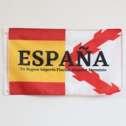 Accesorios Bandera De España Con Cruz De Borgoña Imperio Español Con Frase Historia Española Tus Reinas En El Imperio De Los Mares