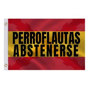 Accessoires drapeau espagne perroflautas s'abstenir