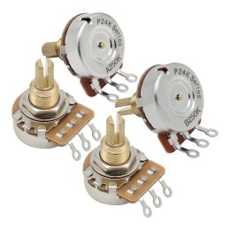 Accessoires Fleor 4pcs longs arbre divisé 3/8 "24tooth potentiomètres de potentiomètres A500K / A250K / B500K / B250K