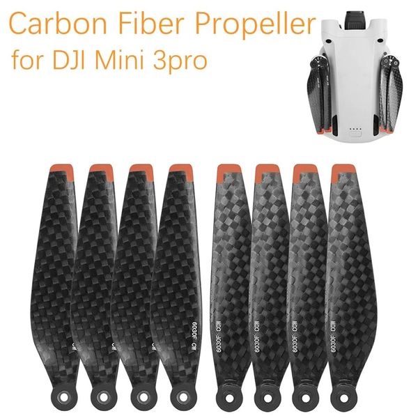 Accesorios para DJI Mini 3 Pro hélice de fibra de carbono hélices ligeras duras y duraderas 6030F accesorios plegables cuchillas