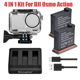 Accessoires voor DJI Osmo Action Lithium Battery / 3way Charger / Diving Waterproof Protective Housing Case voor DJI Action Camera Accessori