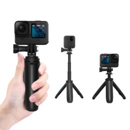 Accessoires voor GoPro Vlog Tripod Foldable Tripod Mini Portable Monopod For Go Pro Hero 11 10 Black Session Osmo Action Camera Accessoire
