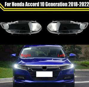 Accessoires Voor Honda Accord 10 Generatie 20182022 Auto Koplamp Head Light Lamp Clear Lens Auto Shell Cover Voor Glas Lampenkap caps