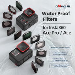 Accessoires voor Insta360 ACE PRO/ACE Waterdichte filters CPL MCUV ND8/16/32/64 Sportcamera -lensfilter ingesteld voor Insta360 Ace Pro Accessories