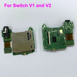 Accessoires pour Nintend Switch V1 V2 Game Cartridge Card Slot Slot Reader avec casque Port de prise casque pour le lecteur de carte de jeu NS Switch