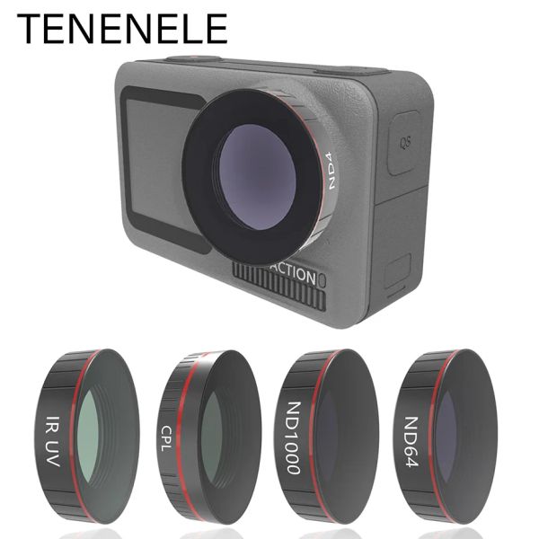 Accessoires pour l'action d'action OSMO Filtre de lentilles de caméra CPL UV ND 4 8 16 32 64 ND1000 Filtres de densité neutre pour DJI Osmo Action Lens Accessoire