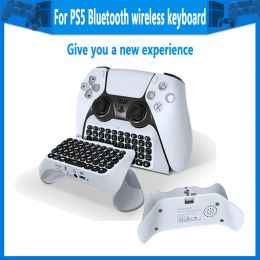 Accessoires pour le clavier Bluetooth sans fil Bluetooth pour le clavier externe Bluetooth PS5 pour le clavier Bluetooth de la voix de la poignée PS5