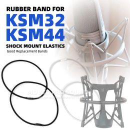 Accesorios para shuer KSM44A KSM32 KSM 44 32 KSM44 A32SM A44ASM Microfono Soporte Cordón Línea de cable Elástica Monte de choque Cuerda de goma de goma