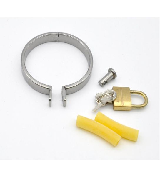 Accessoires pour le métal BDSM bondage fétiche métal courbé anneau pénien pour les jouets sexuels masculins2298769