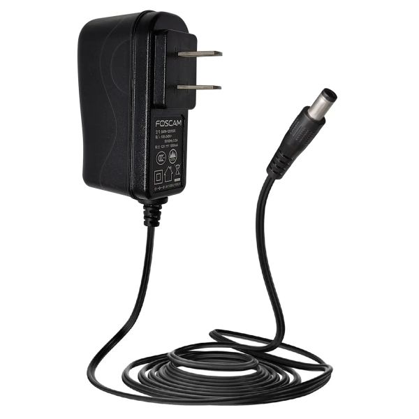 Accesorios Foscam 12V/1A EE. UU. Estándar DC/AC Power Carger Adaptadores para V5EP V8EP T5EP T8EP V5P Camera IP de vigilancia de seguridad inalámbrica con cable