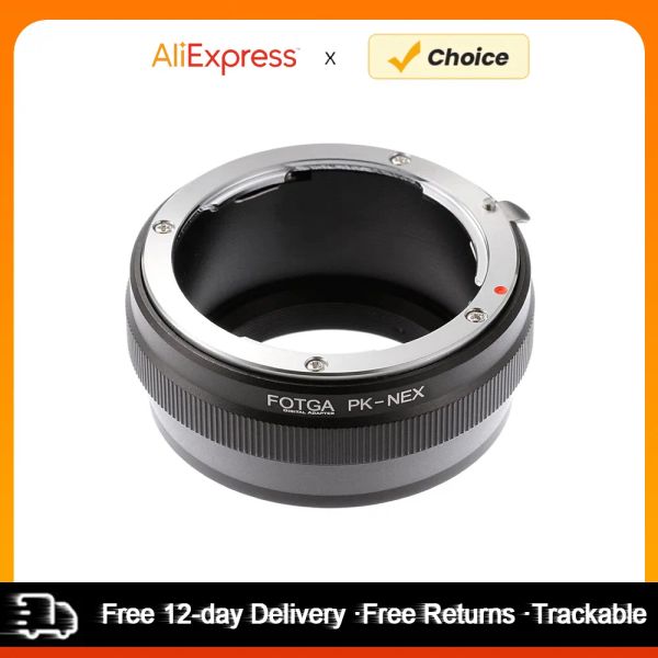 Accessoires Fotga PKNEX Adaptateur Digital Ring pour Pentax PK K Mount Lens à Sony NEX EMOUNT CAMER