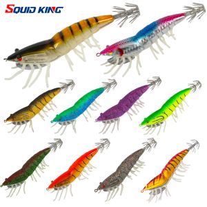Accessoires FSDZSO 21G/12G Aas Squid Hook Hook Garnalen LURES Soft Foot Jigs Lifely Simulation Silicone Octopus Aas Bait Fishing Tackle