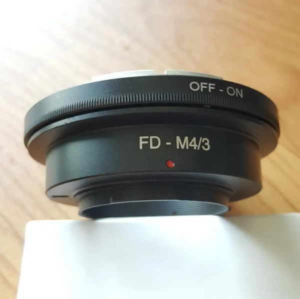 Accessoires Adaptateur de l'objectif de la caméra manuelle complète FDM4 / 3 pour le canon FD Old Lens pour Olympus Panasonic GH3 GF7 GF8 GX7 EM10 EM5 M4 / 3