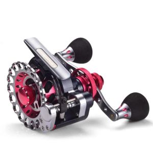 Accessoires Full Metal Fly Fishing Reel Câble automatique 2.6: 1 Roue de ligne de poisson 10 + 1BB Roule de pêche à la glace gauche droite 10 kg