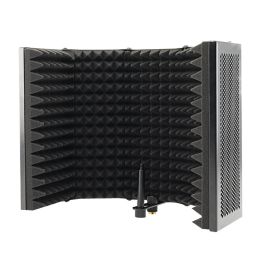 Accessoires Full5 Panneau Fullable Pliable Studio Microphone Isolement Shield Enregistrement Sound Absorber Dabsorber Moard Panneau